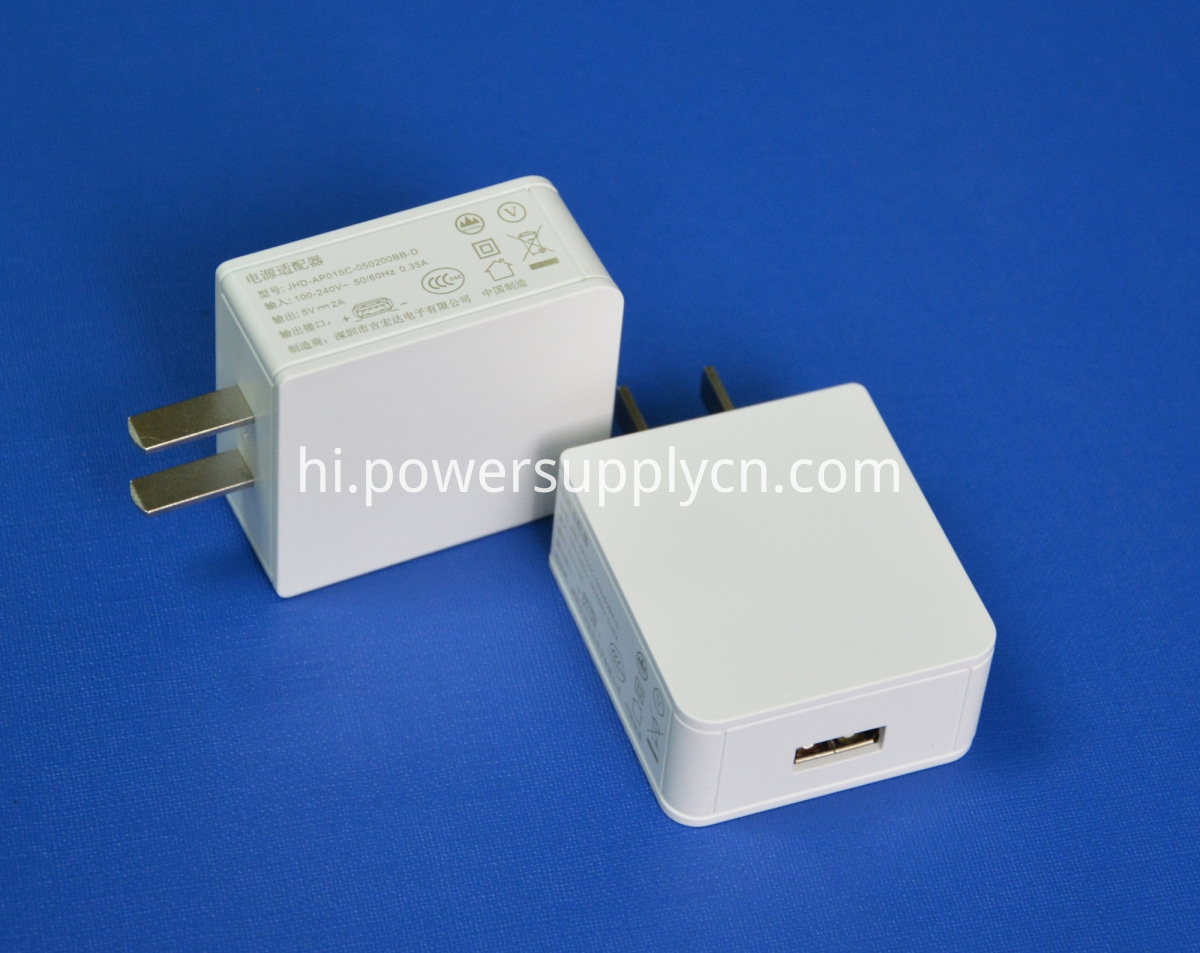 5V3A एकल यूएसबी फोन चार्जर यूएस प्लग 5V3A single USB phone charger US plug